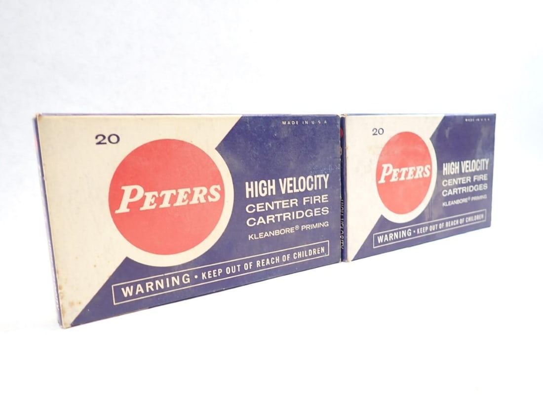 (2) Vintage Boxes of Peters .303 British Cartridges - 2
