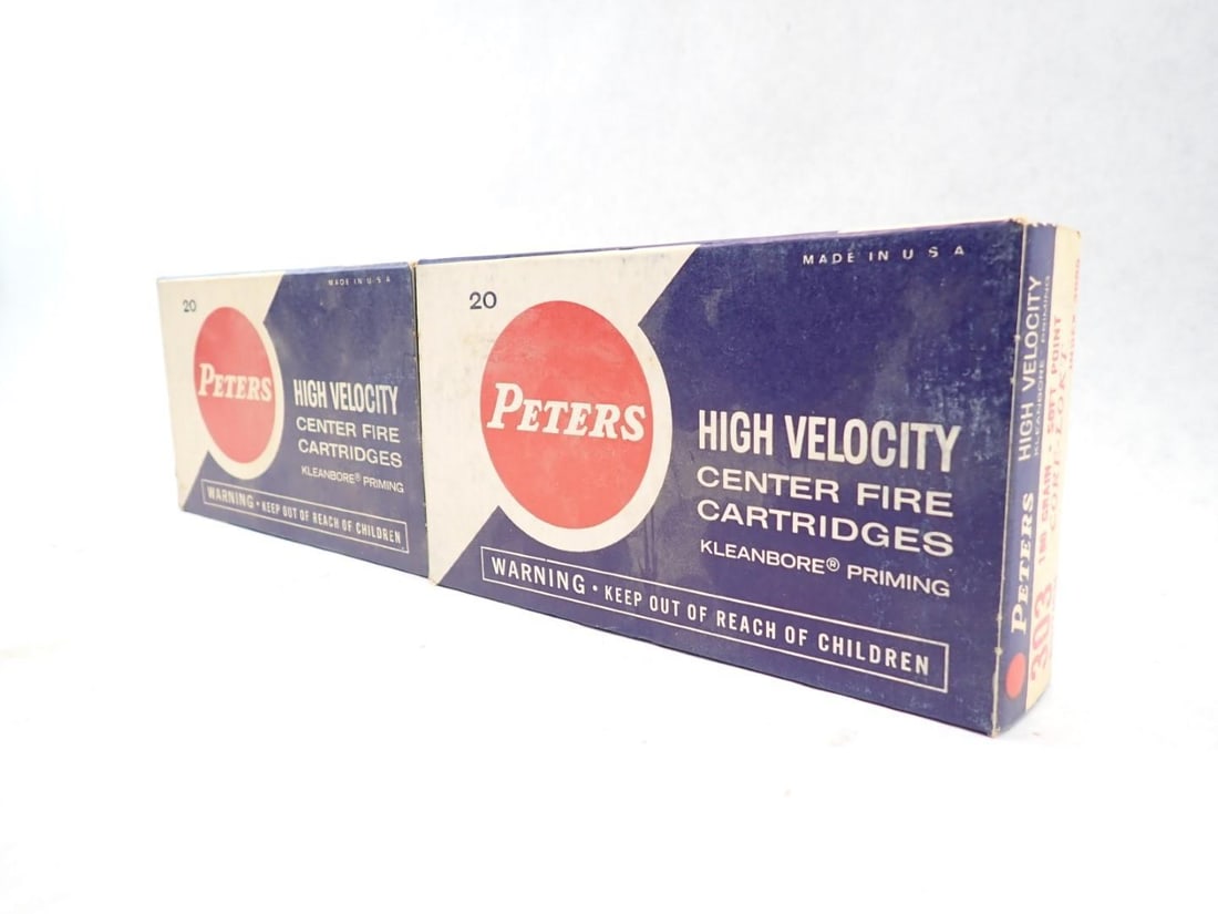 (2) Vintage Boxes of Peters .303 British Cartridges - 3