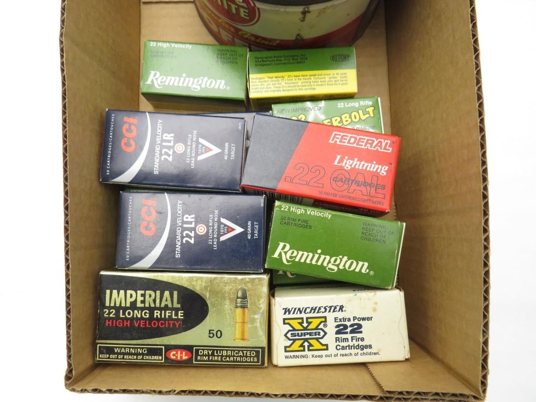 (1000+/-) Assortment of .22 Cartridges - 2