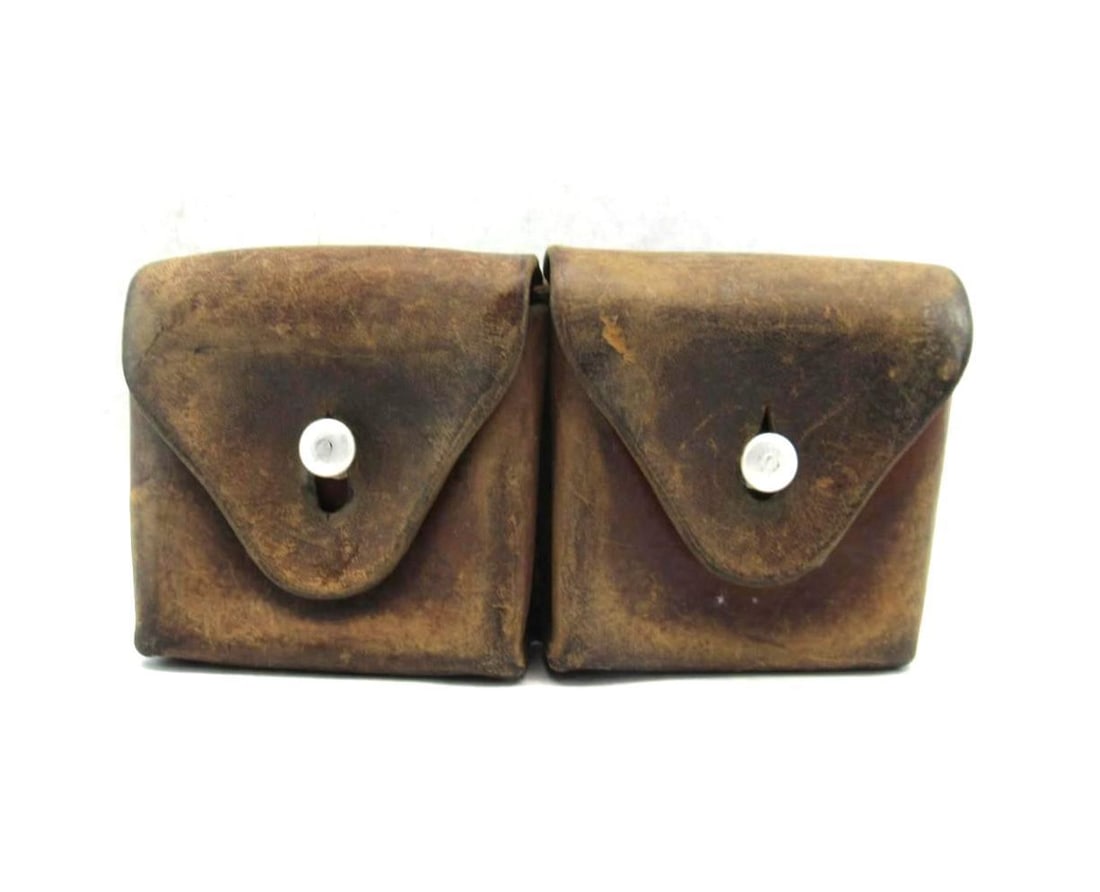 Vintage Swiss Army Ammo Pouch: L.Bruhwiler