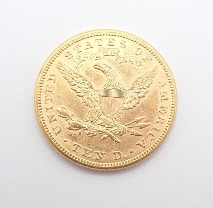1881 U.S. Liberty Head Gold Eagle - 2