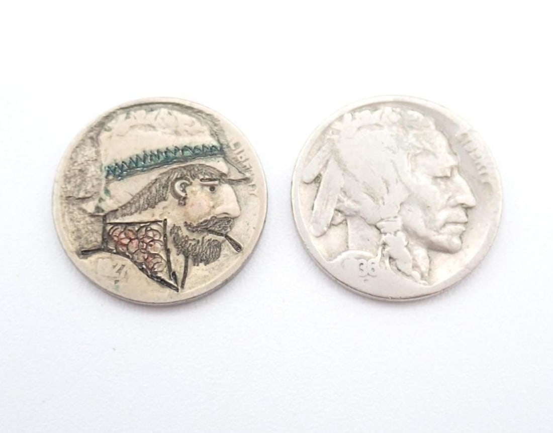 Vintage Buffalo Hobo Nickel - 2