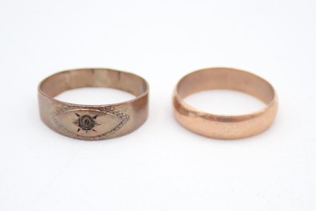 (2) 14K Gold Child's Rings: 1.45 grams