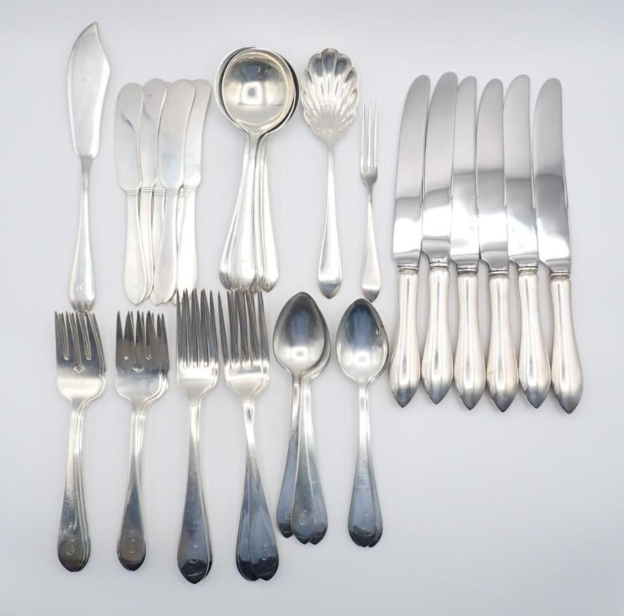 (40) Pc. Dominick & Haff Sterling Silver Flatware (1 of 20)