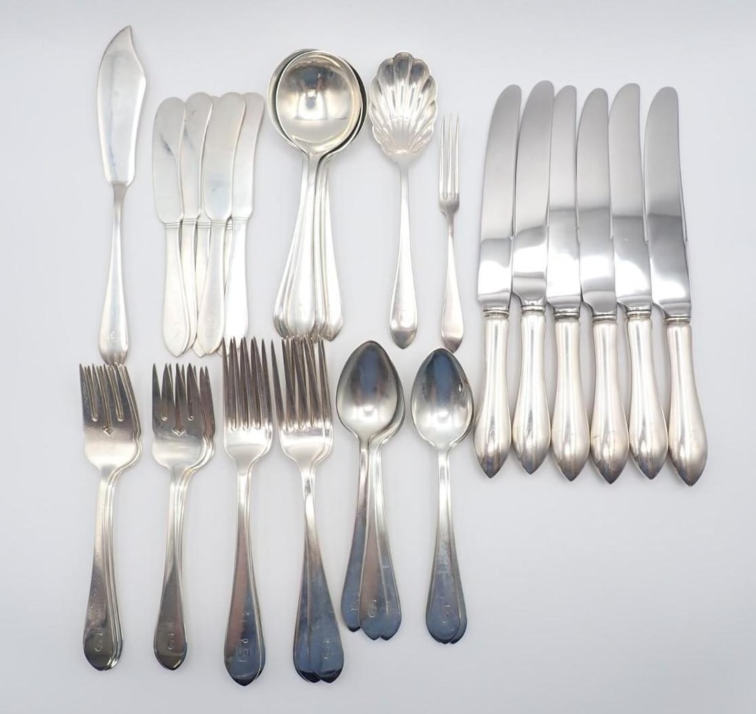 (40) Pc. Dominick & Haff Sterling Silver Flatware - 2
