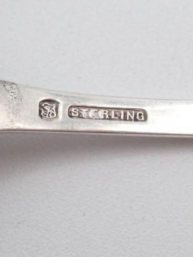 Set of (7) Durgin Sterling Silver Teaspoons - 4