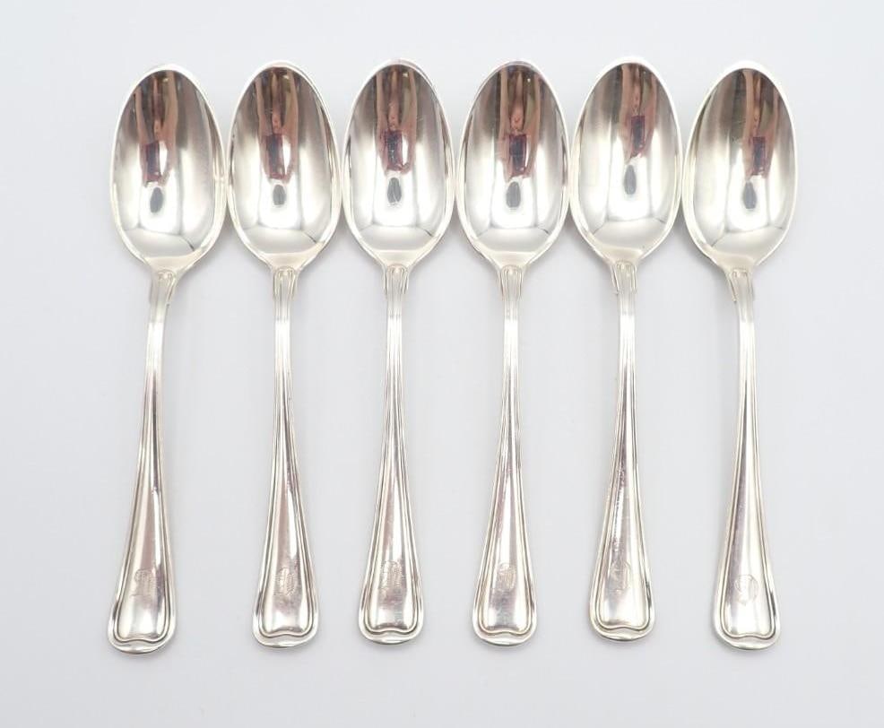 Set of (6) Gorham Sterling Silver Teaspoons (1 of 5)
