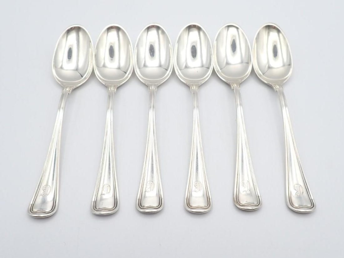 Set of (6) Gorham Sterling Silver Teaspoons - 2