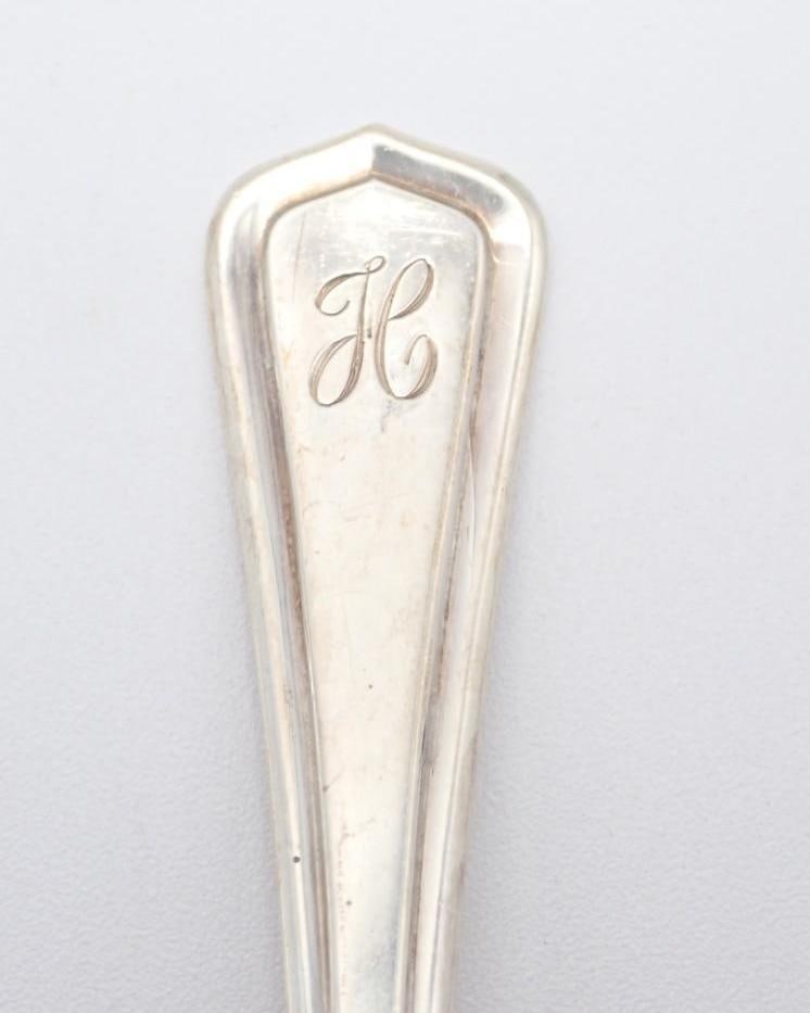 Set of (6) Lunt Silversmiths Sterling Silver Teaspoons - 3