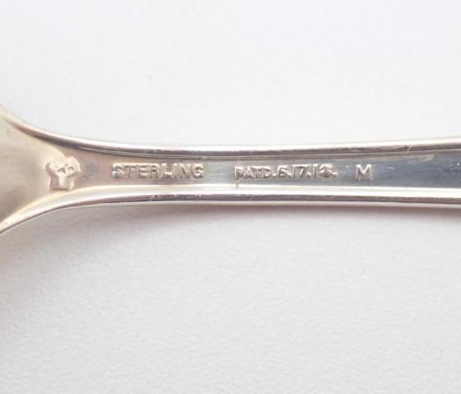 Set of (6) Lunt Silversmiths Sterling Silver Teaspoons - 4