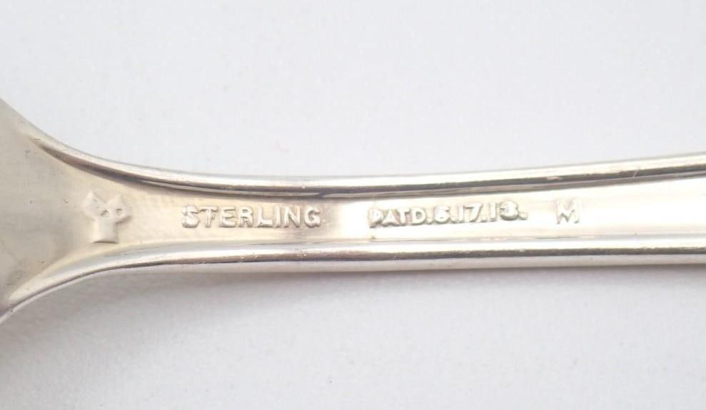 Set of (6) Lunt Silversmiths Sterling Silver Teaspoons - 5