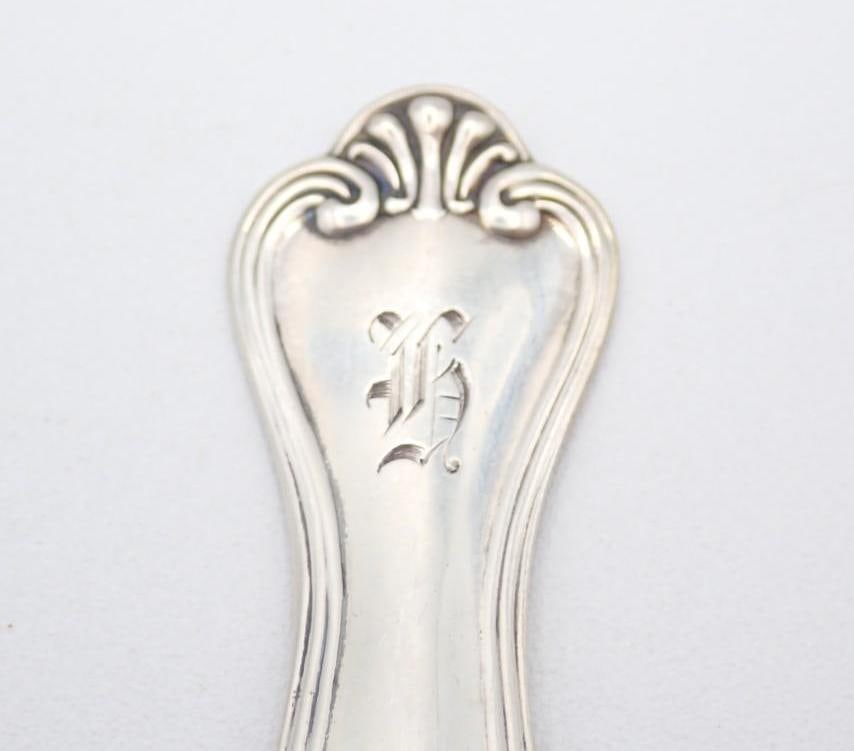 Set of (6) Watrous Mfg. Co. Sterling Silver Ice Cream Spoons - 3