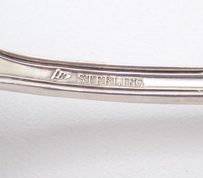 Mechanics Silver Co. Sterling Silver Olive Spoon - 4