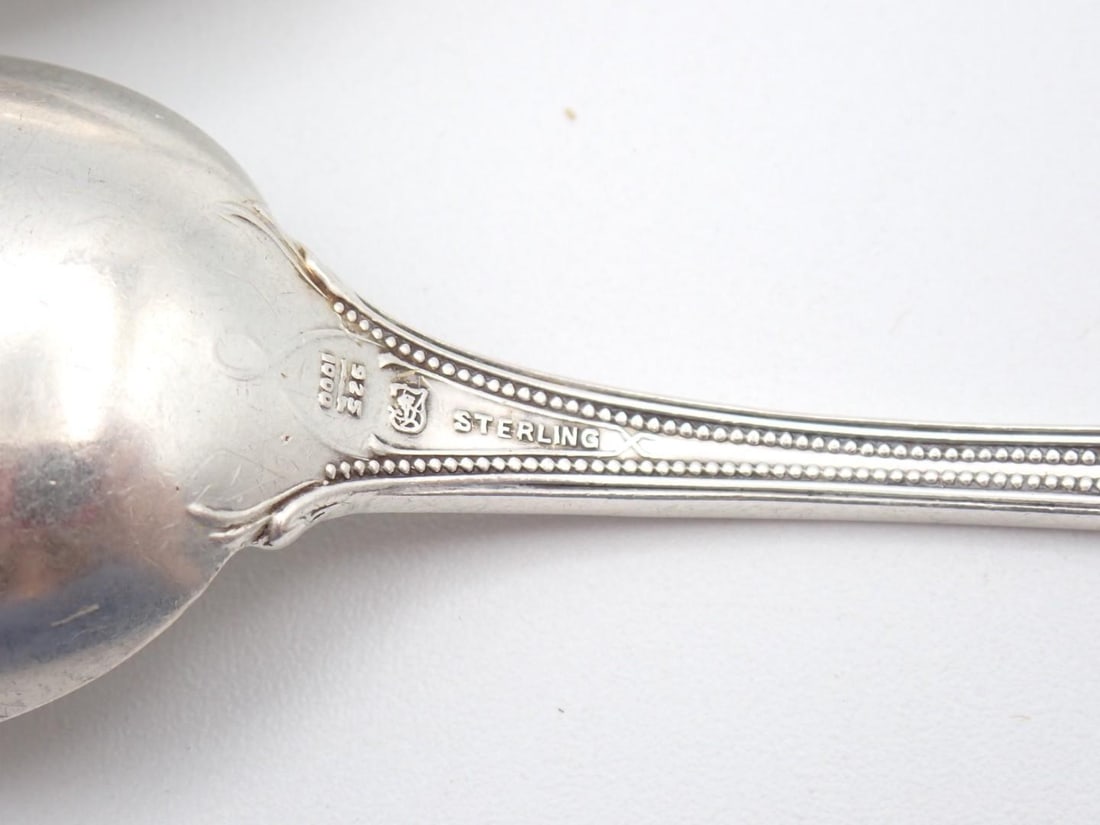 (9) Sterling Silver Spoons - 10