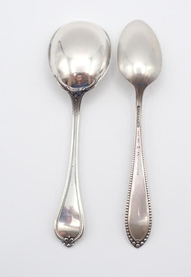 (9) Sterling Silver Spoons - 13