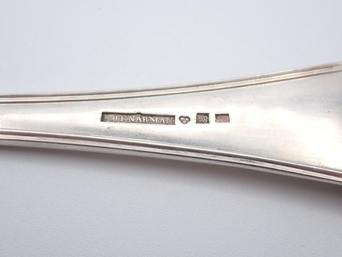 (15) 19th Century Swedish Silver Spoons - 5