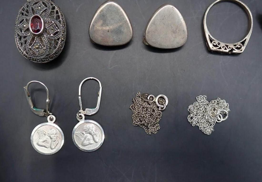 (25) Sterling Silver Jewelry Articles - 5