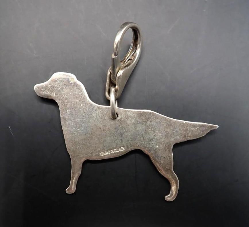 Tiffany Extra Large Sterling Silver Labrador Retriever Charm - 3