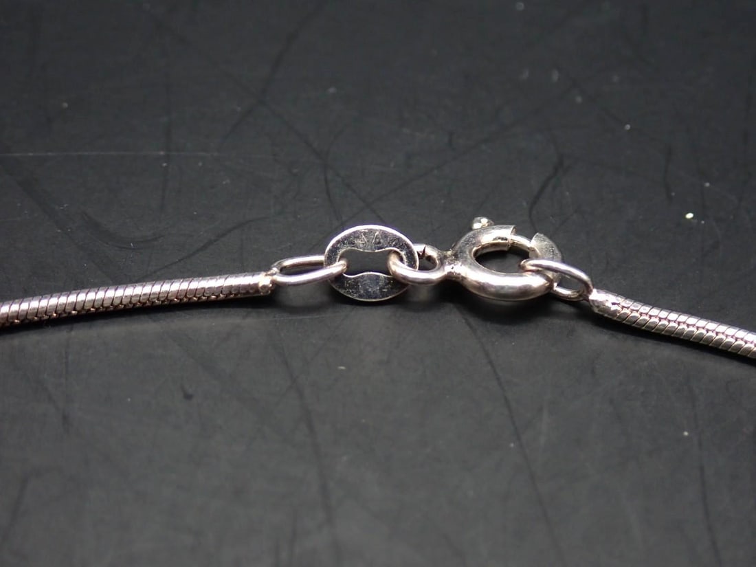 Sterling Silver Hoops Necklace - 4
