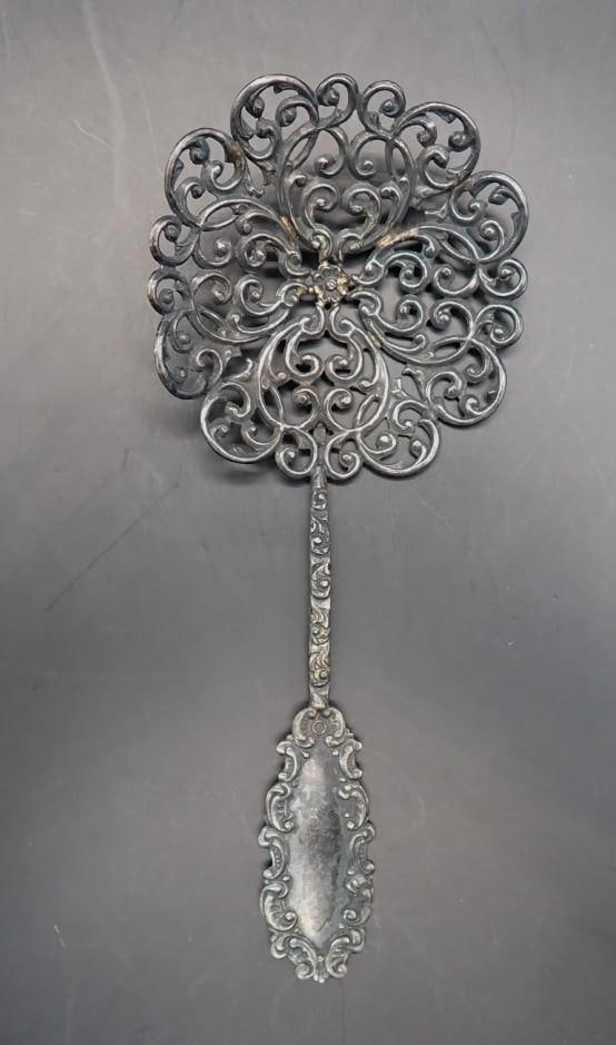 Sterling Silver Pierced Bowl Spoon - 2