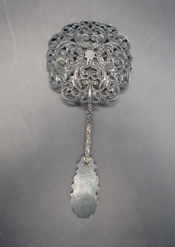 Sterling Silver Pierced Bowl Spoon - 3