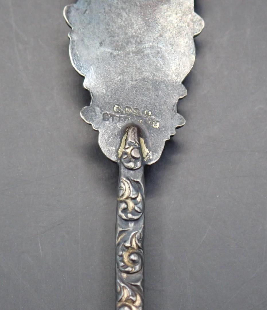Sterling Silver Pierced Bowl Spoon - 4