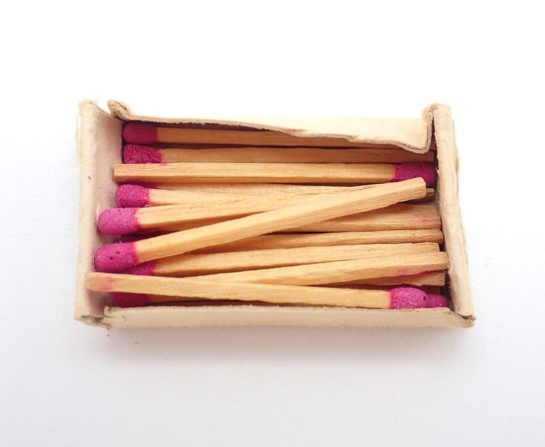 Sterling Silver Match Box Cover - 4
