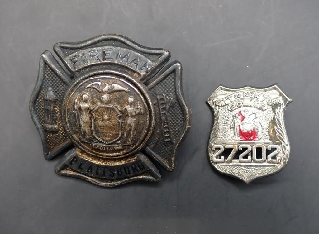 (2) New York Badges (1 of 5)