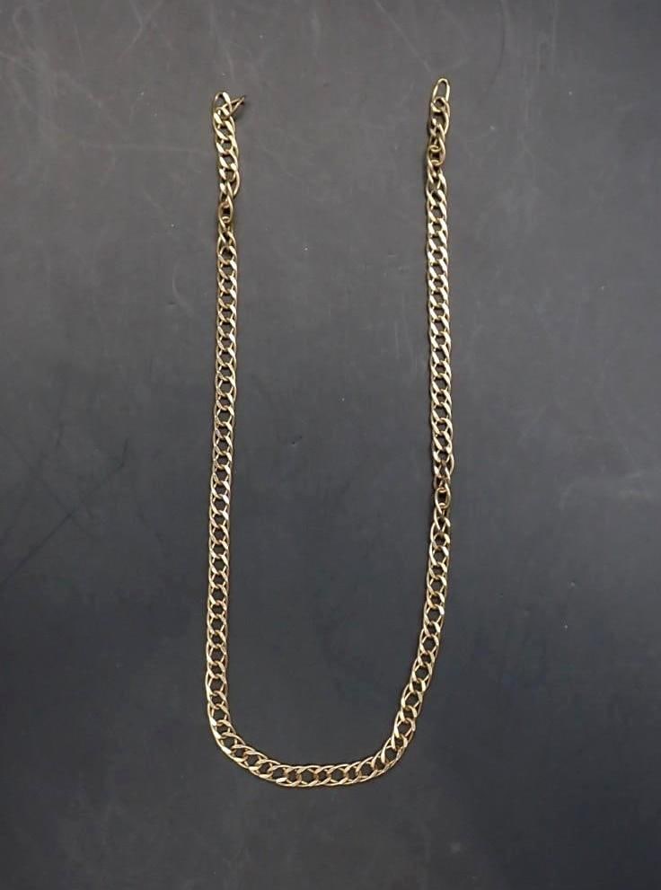 14K Yellow Gold Bracelet: 7" in length, 1.4 grams, no clasp, acid tested