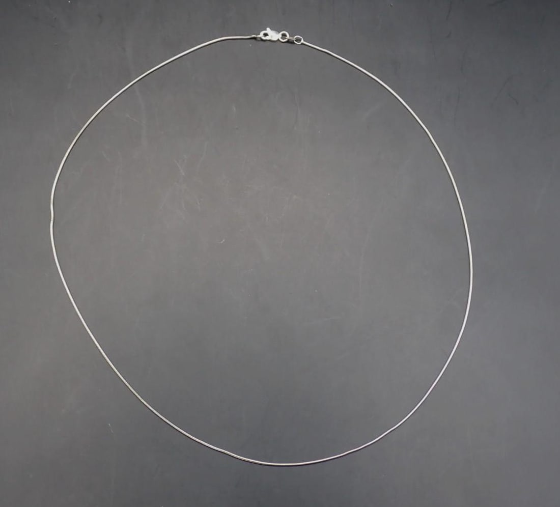 14K White Gold Necklace - 4