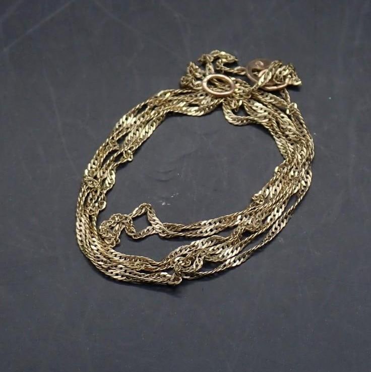 10K Yellow Gold Necklace - 4