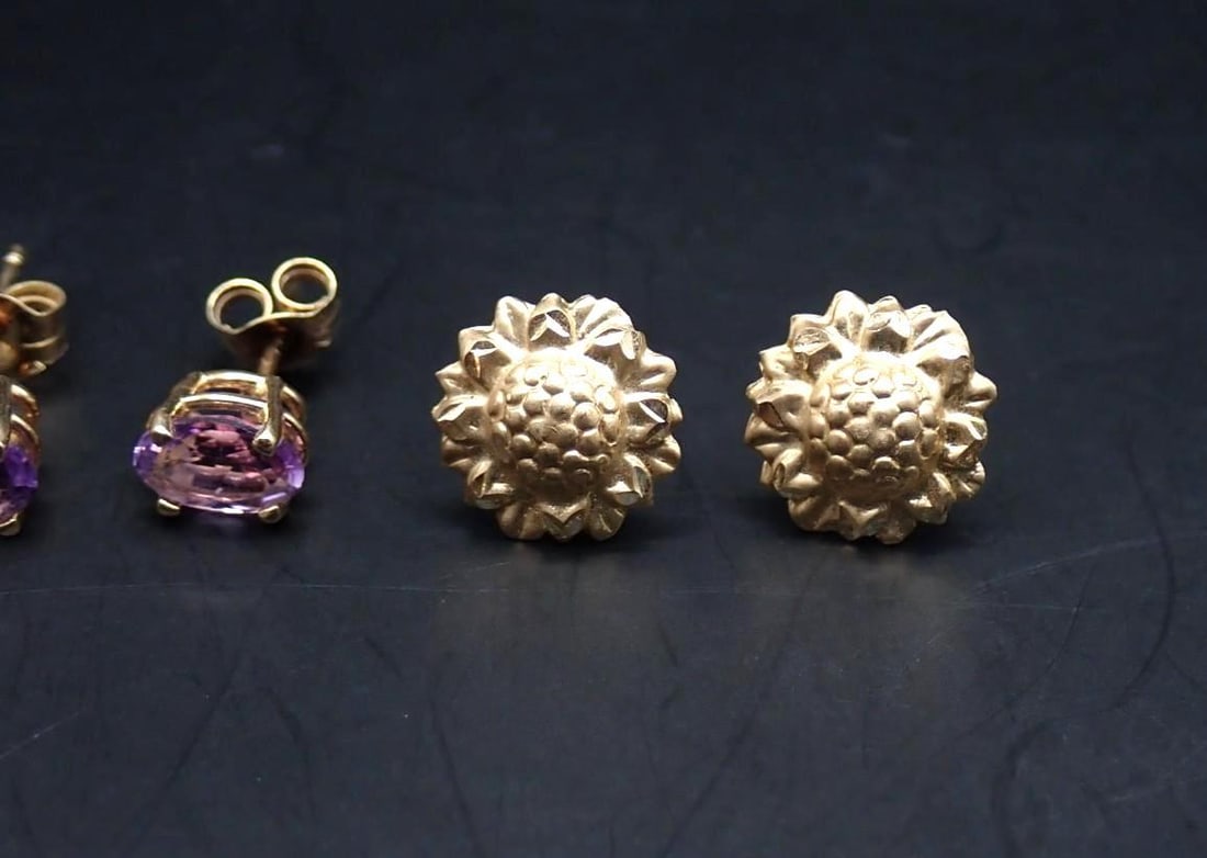 14K Yellow Gold Jewelry Lot - 4