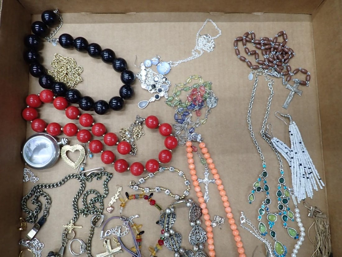 (2) Trays of Costume Jewelry - 7