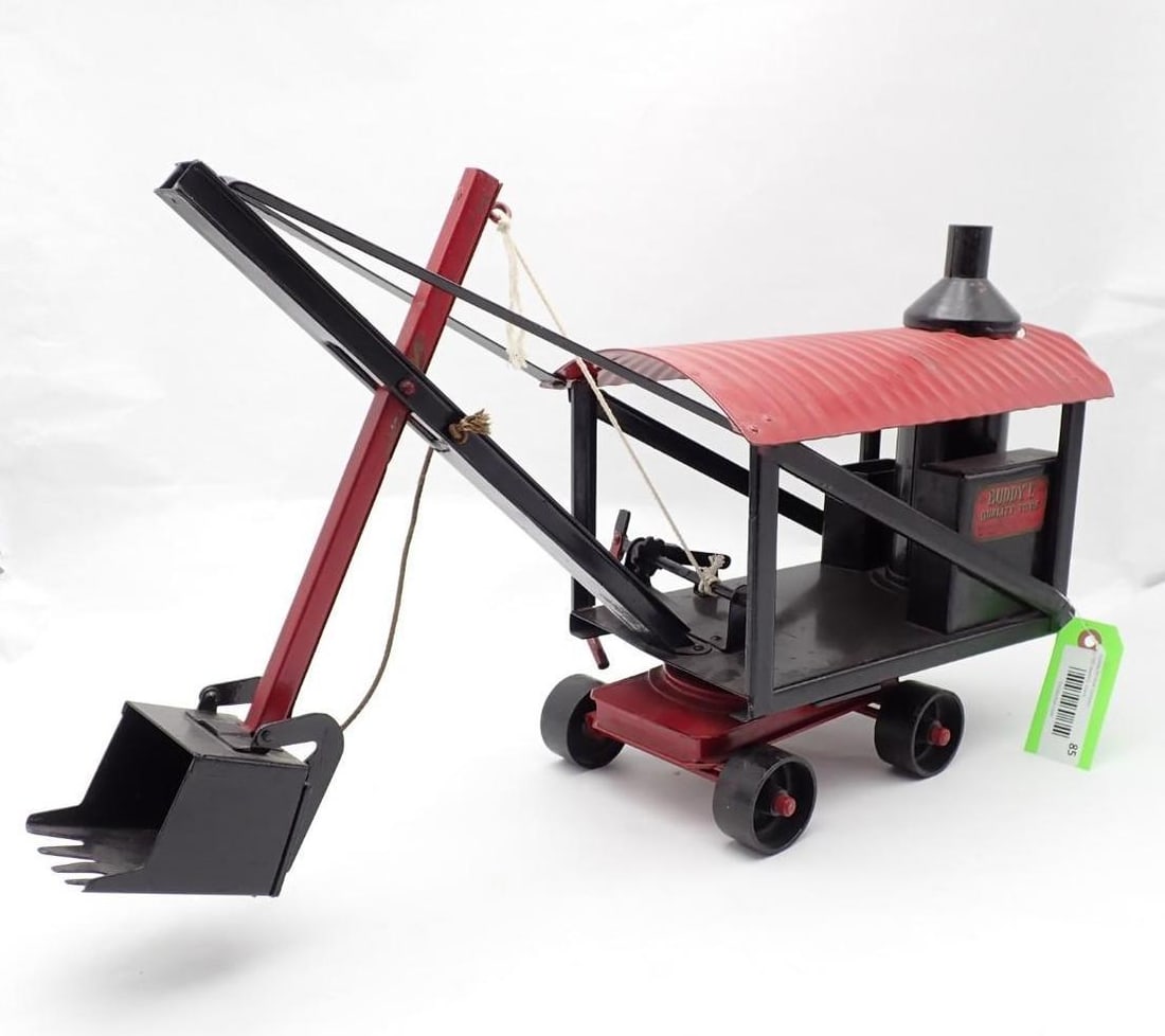 Antique Buddy L Pressed Steel Toy Steam Shovel (1 of 5)