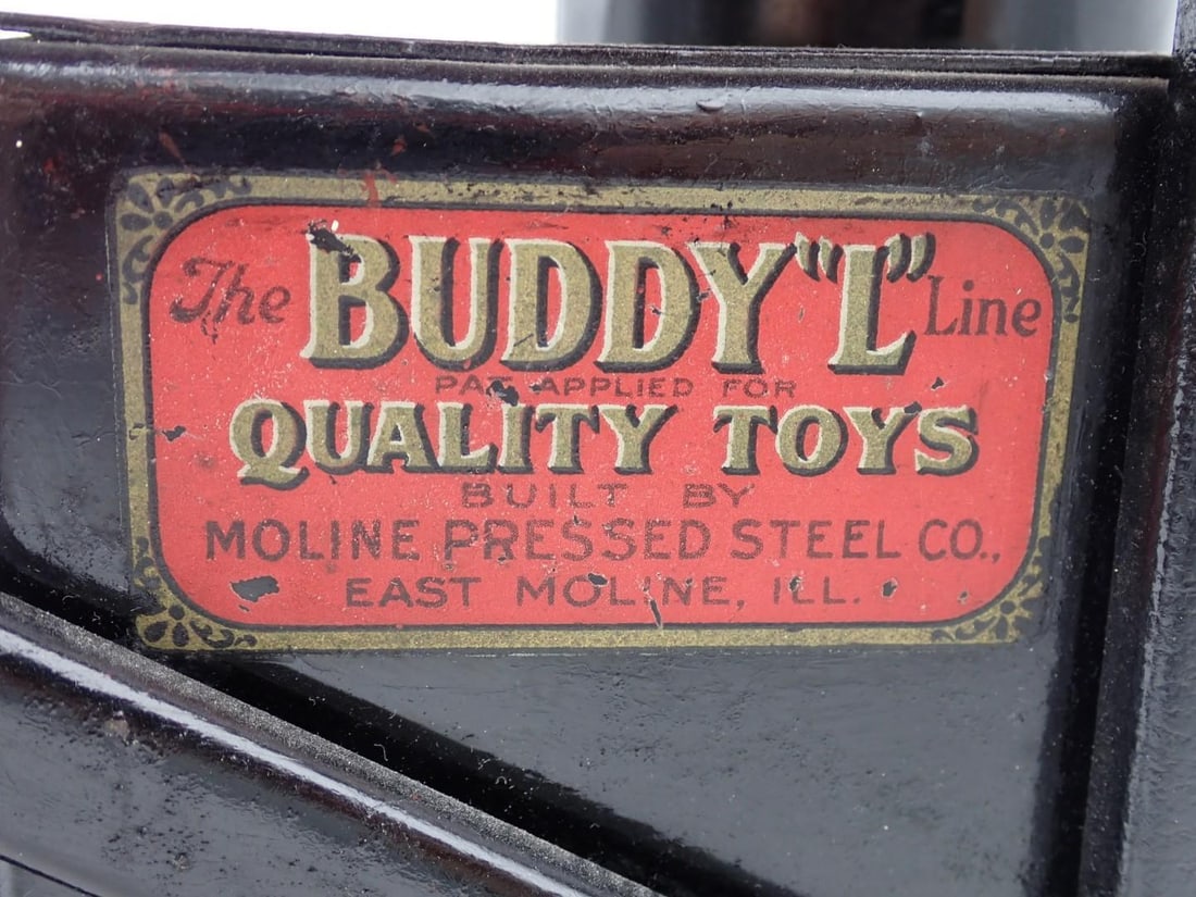 Antique Buddy L Pressed Steel Toy Steam Shovel - 5