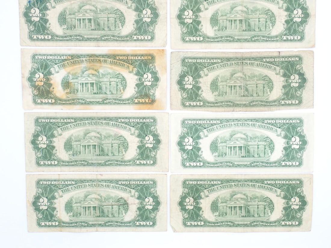 (12) U.S. $2.00 Red Seal United States Notes - 11