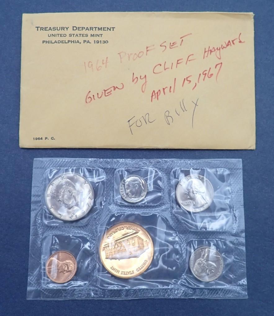 (2) U.S. Proof Sets: 1964 & 1972