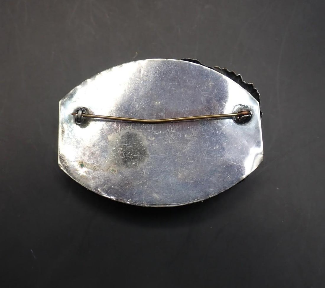 Silver Acorn Cluster Brooch - 2