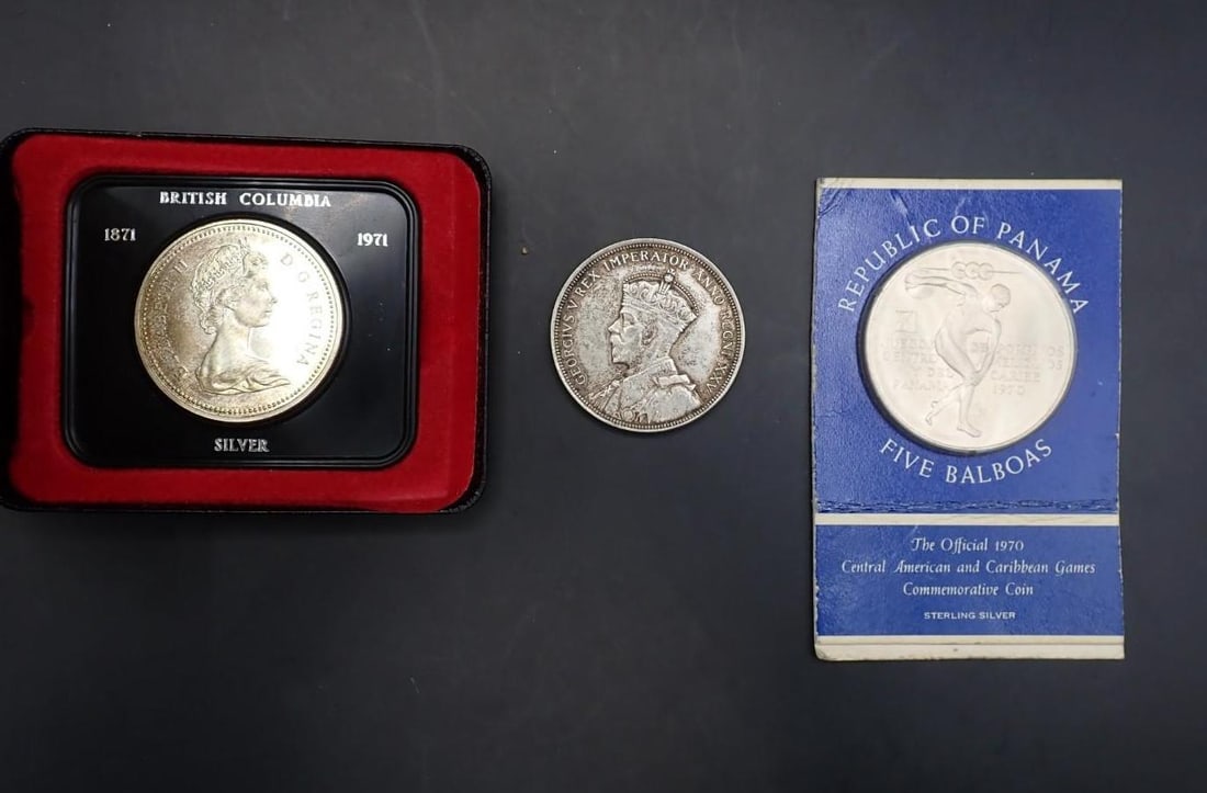 (3) Silver Foreign Coins - 2