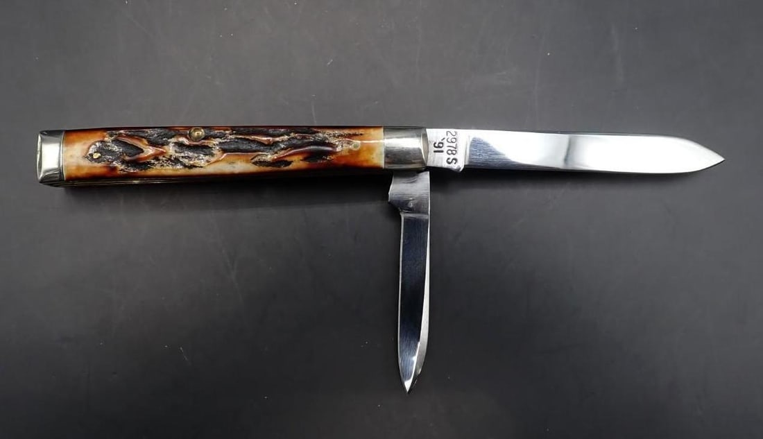Winchester W 15 2978 Stag Handle Folding Knife - 2
