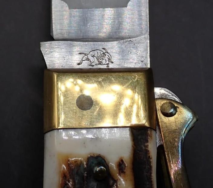Bull Dog Brand Calf Roper Folding Knife - 4