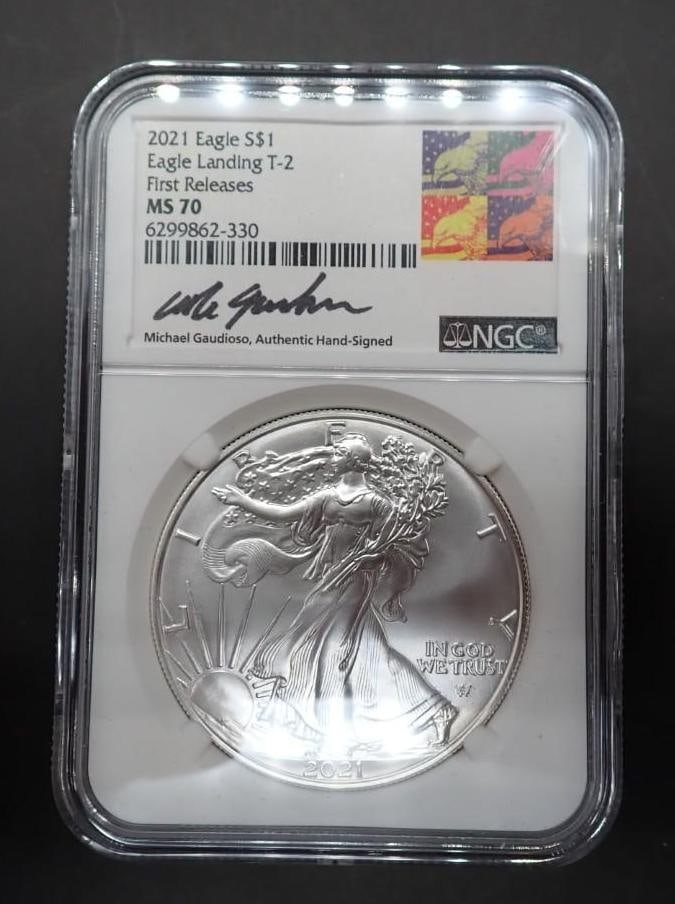 Set of (4) U.S. Silver Eagles - 5