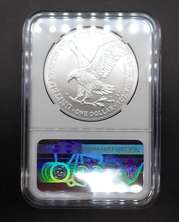 Set of (4) U.S. Silver Eagles - 6