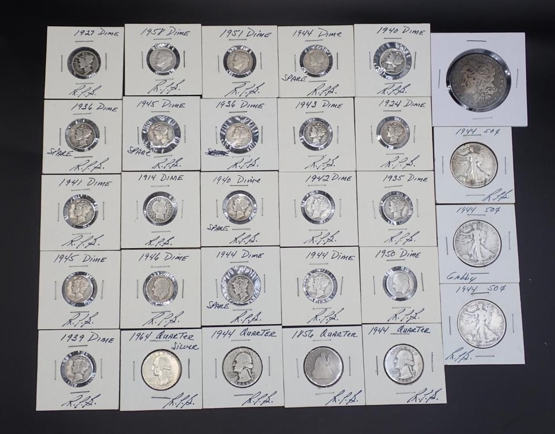 $5.60 Face Value U.S. Silver Coins - 2