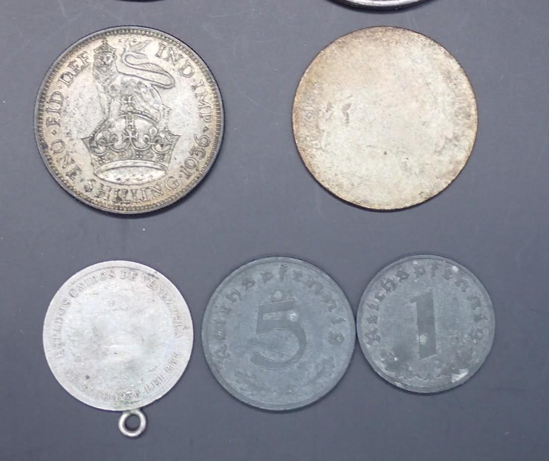 Foreign Coin Lot - 9