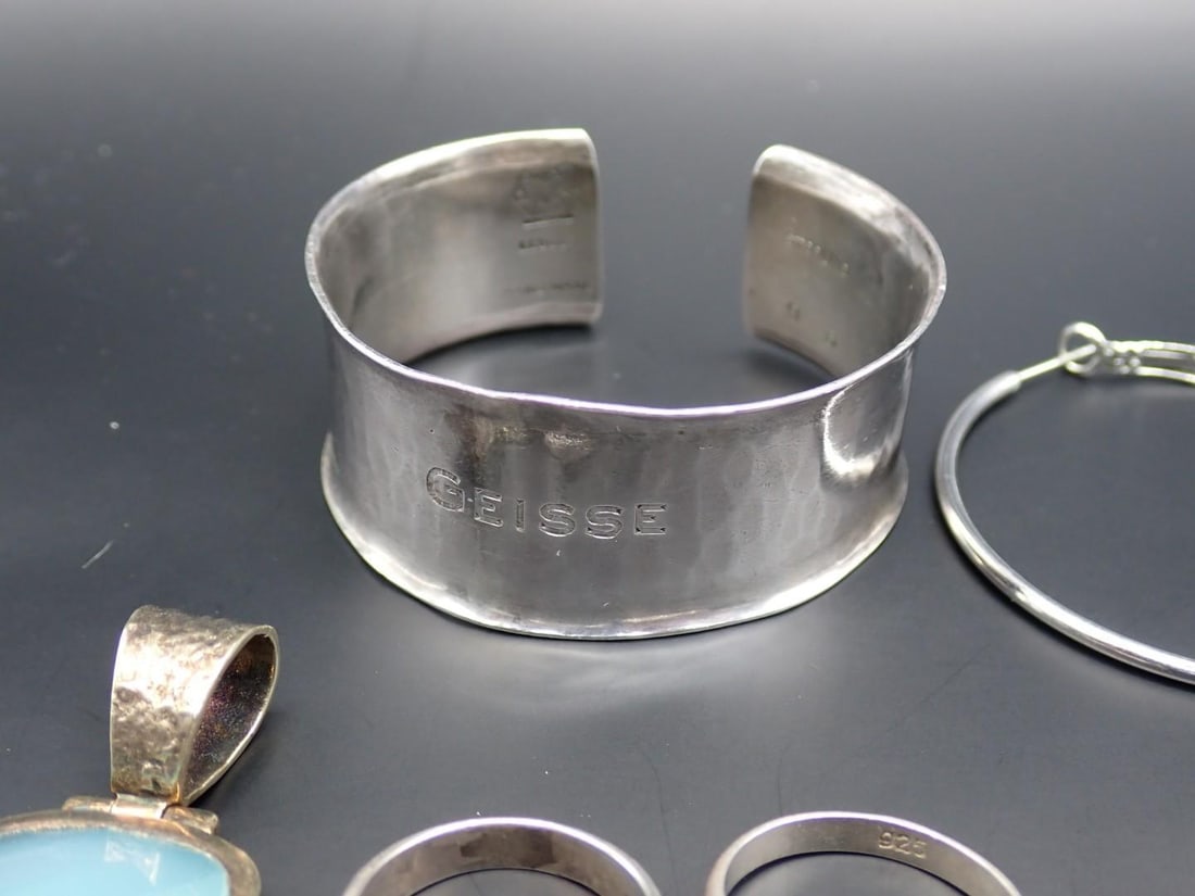 (23) Sterling Silver Jewelry Articles - 3