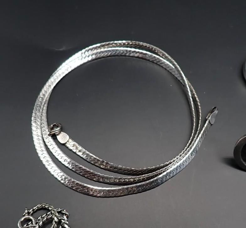(13) Sterling Silver Jewelry Articles - 5