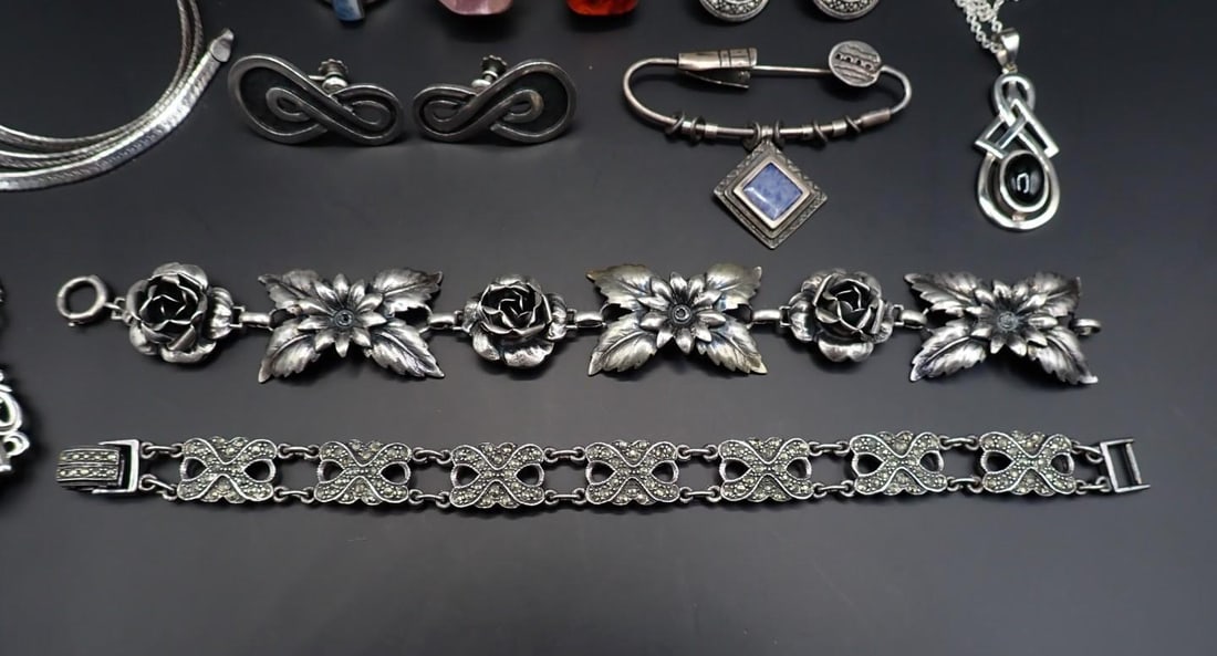 (13) Sterling Silver Jewelry Articles - 6