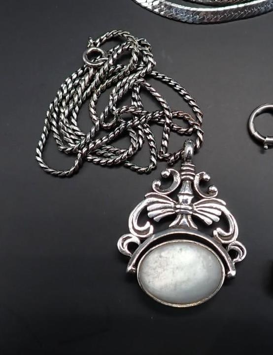 (13) Sterling Silver Jewelry Articles - 8