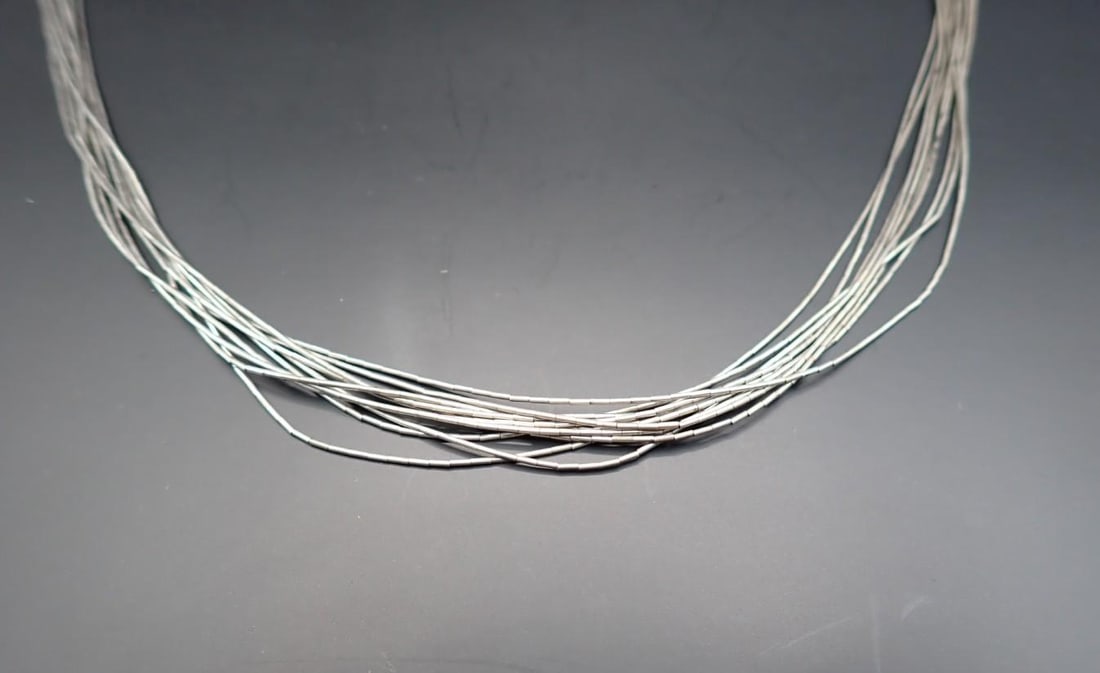 Liquid Sterling Silver Necklace - 3